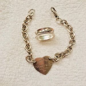 Tiffany & Co bracelet and ring set